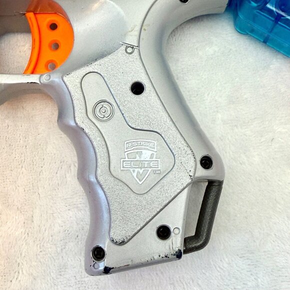 Nerf N-Strike Elite Retaliator Dart Blaster w/12 Dart Clip & Butt Ext Tested & W - Picture 7 of 12